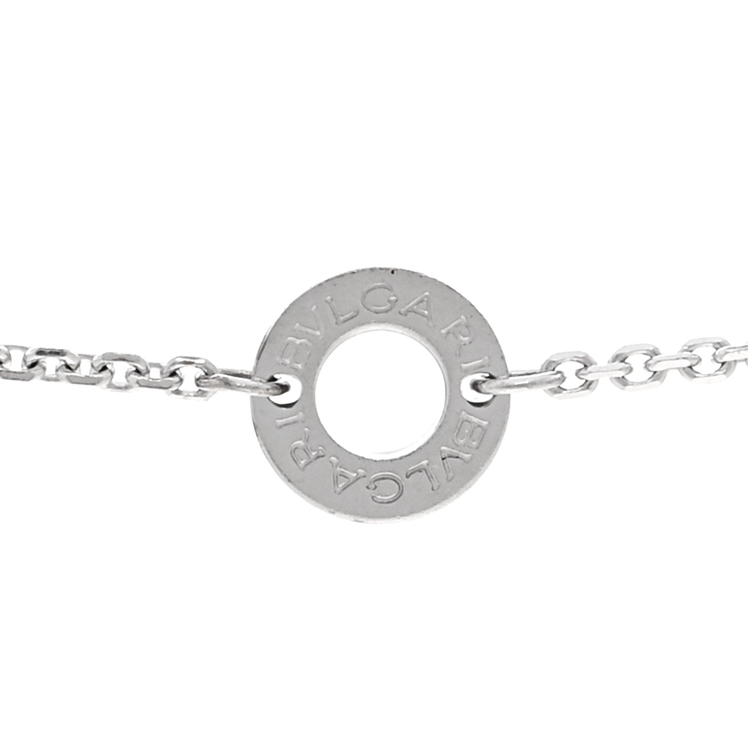 Bulgari 18K White Gold Diamond Divas' Dream Pave Necklace 4 of 6