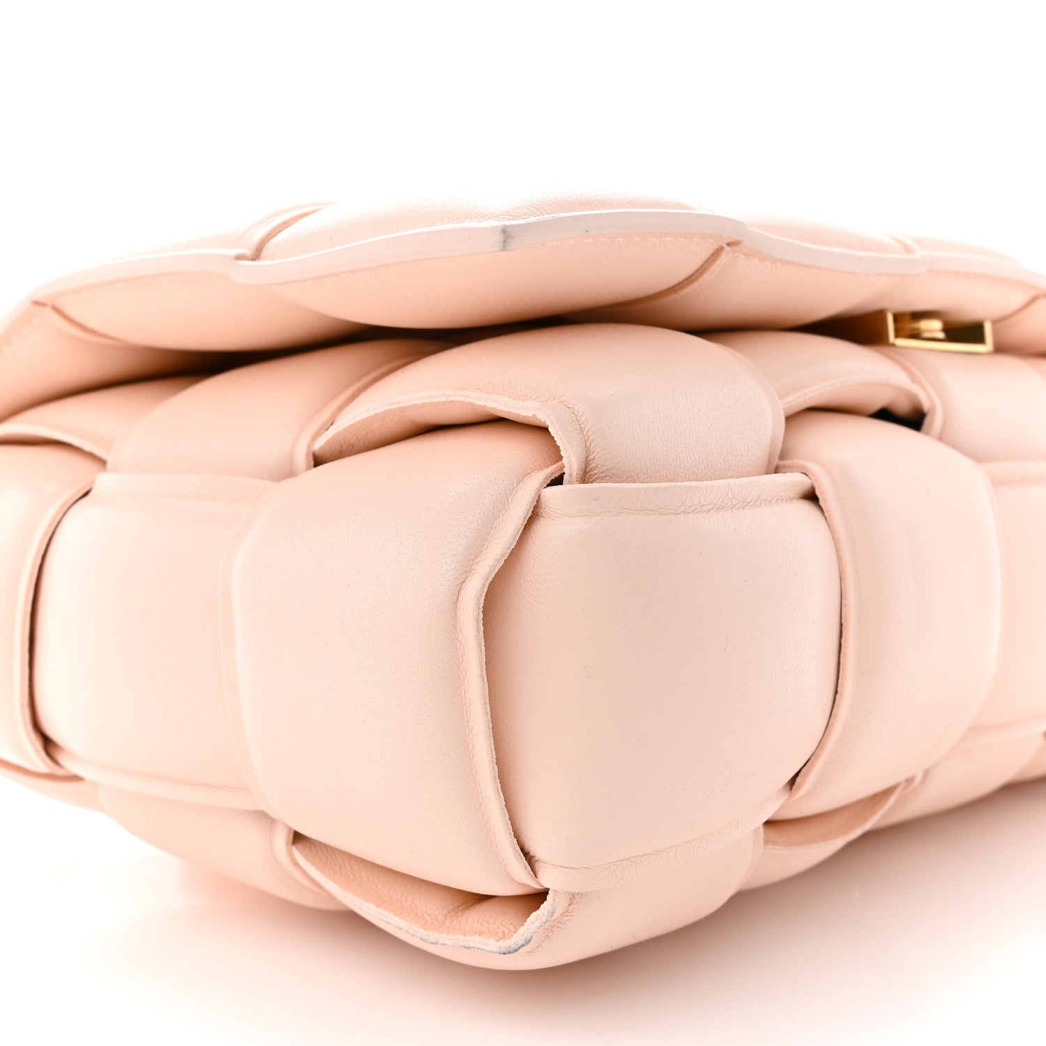 Bottega Veneta Nappa Maxi Intreccio Padded Cassette Crossbody Bag Melon Washed 8 of 14