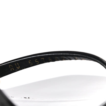 Saint Laurent Patent Calfskin Opyum 110 Sandals 38.5 Black 8 of 8
