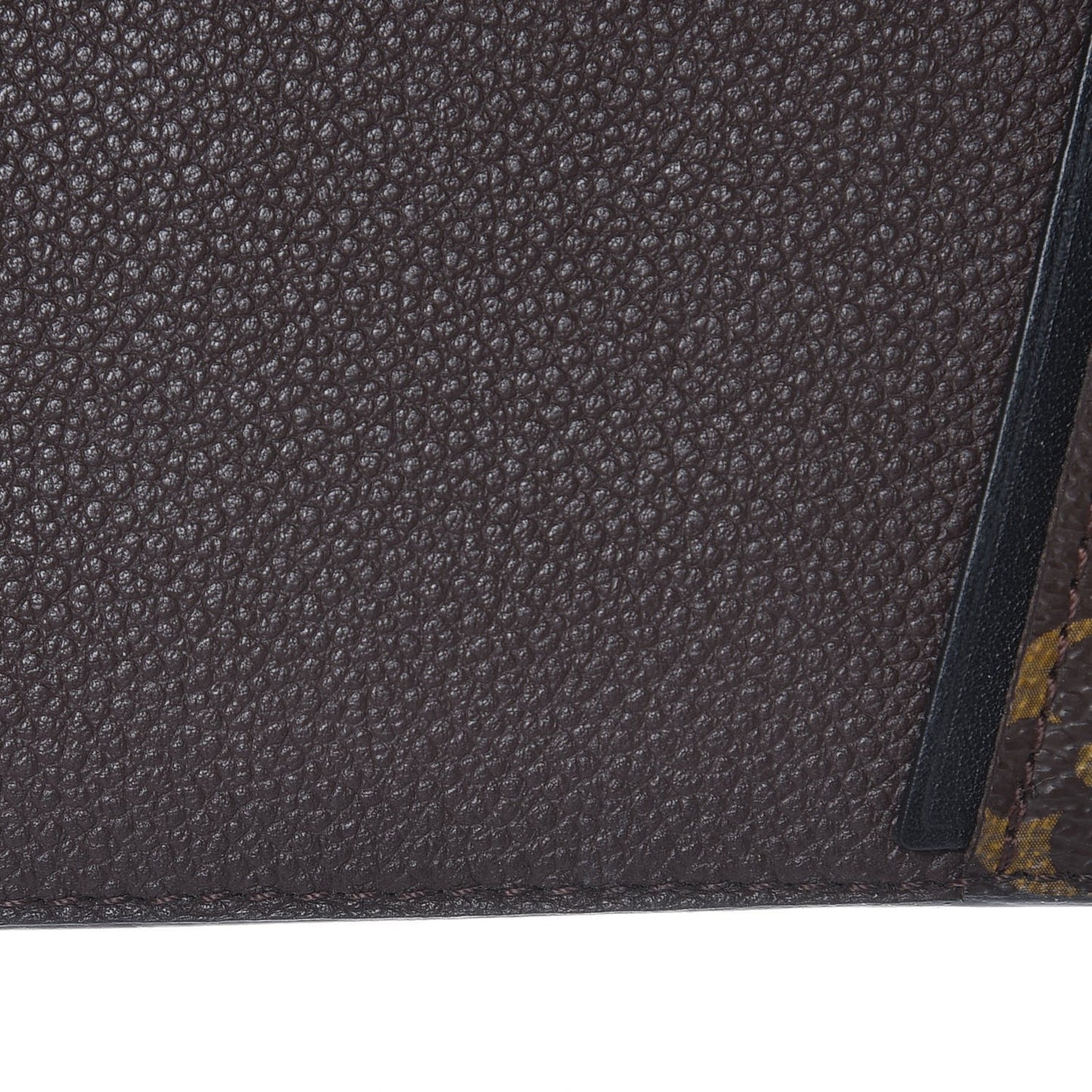 Monogram Veau Cachemire W Pochette Chocolate
