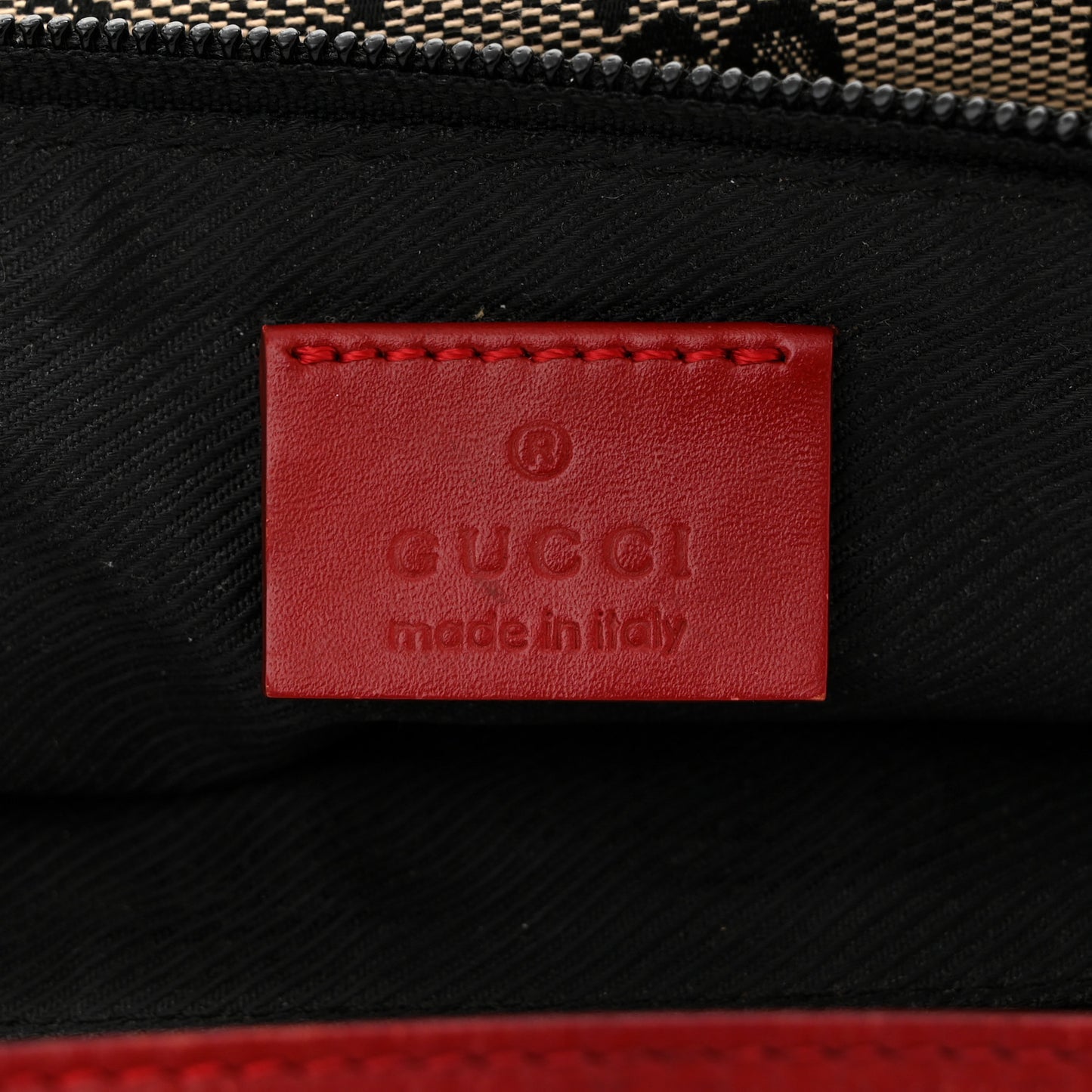 Monogram Boat Pochette Red