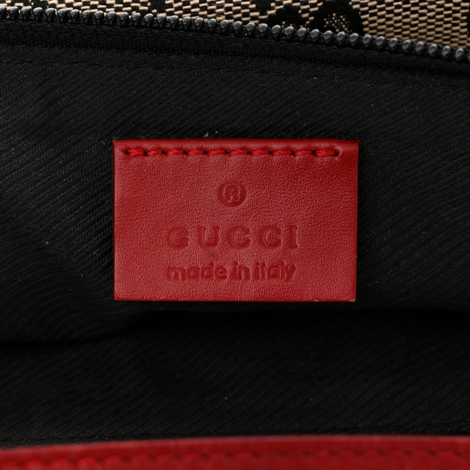Gucci Monogram Boat Pochette Red 6 of 10
