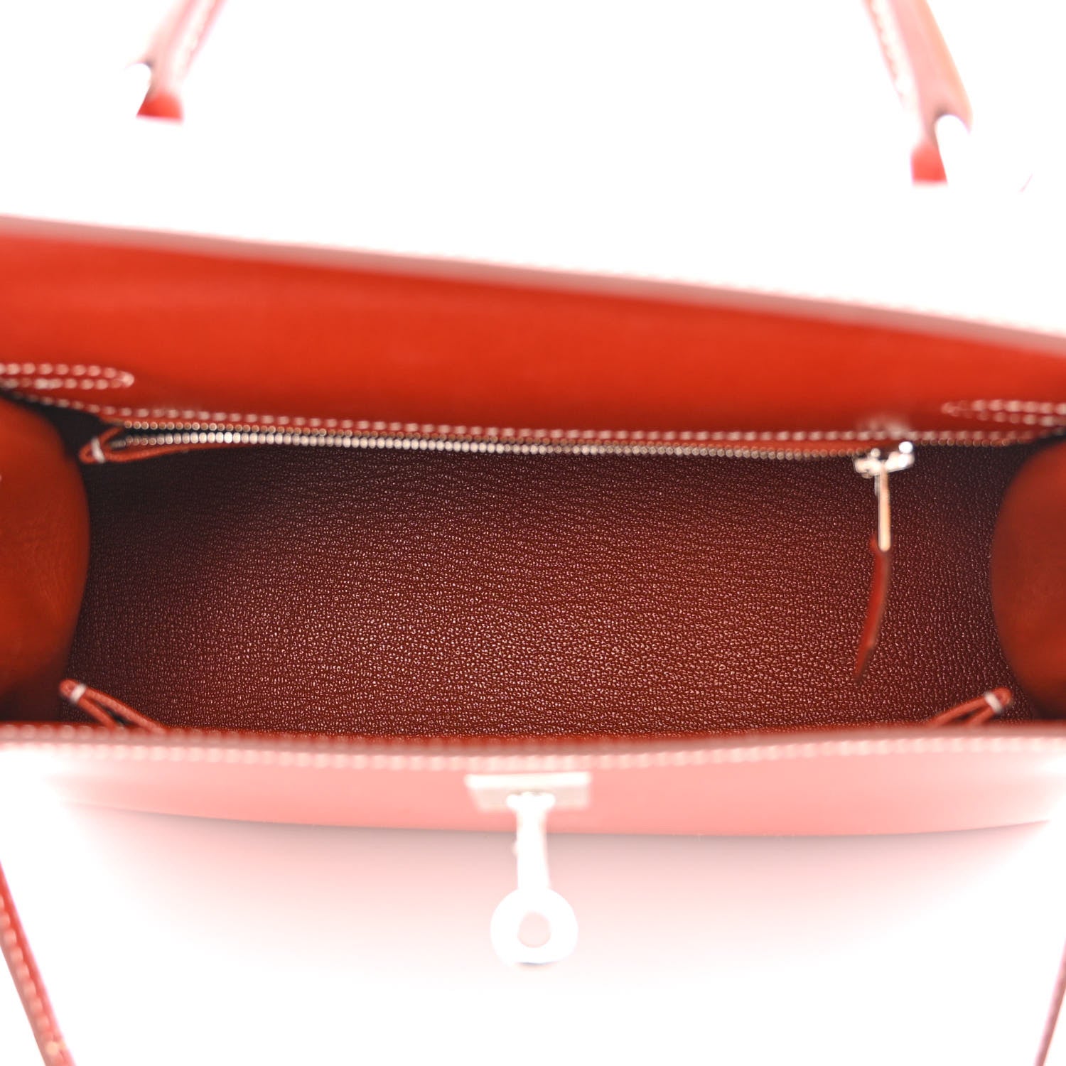 Hermes Box Kelly Sellier 25 Brique 5 of 13