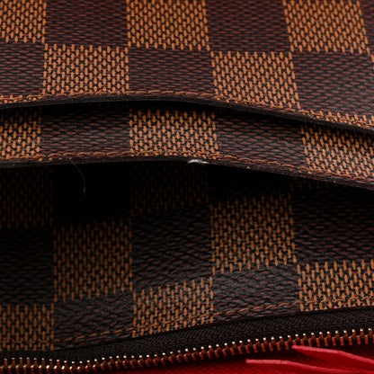 Louis Vuitton Damier Ebene Josephine Wallet Red 10 of 10