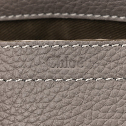 Chloe Calfskin Mini Marcie Round Crossbody Bag Cashmere Grey 6 of 12