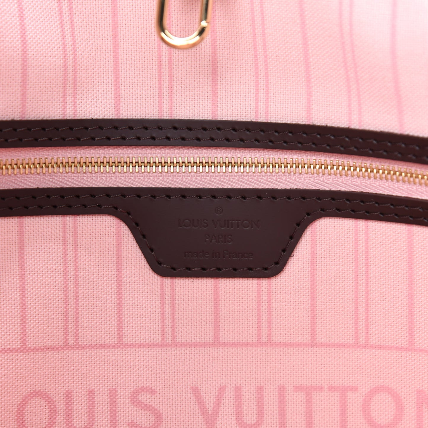 Damier Ebene Neo Neverfull MM Rose Ballerine