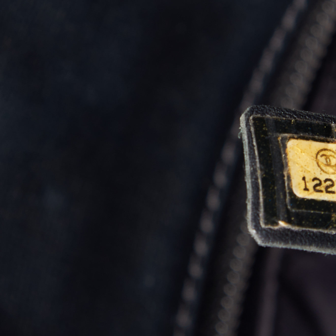 Coated Canvas Quilted Large Paris Biarritz Tote Black