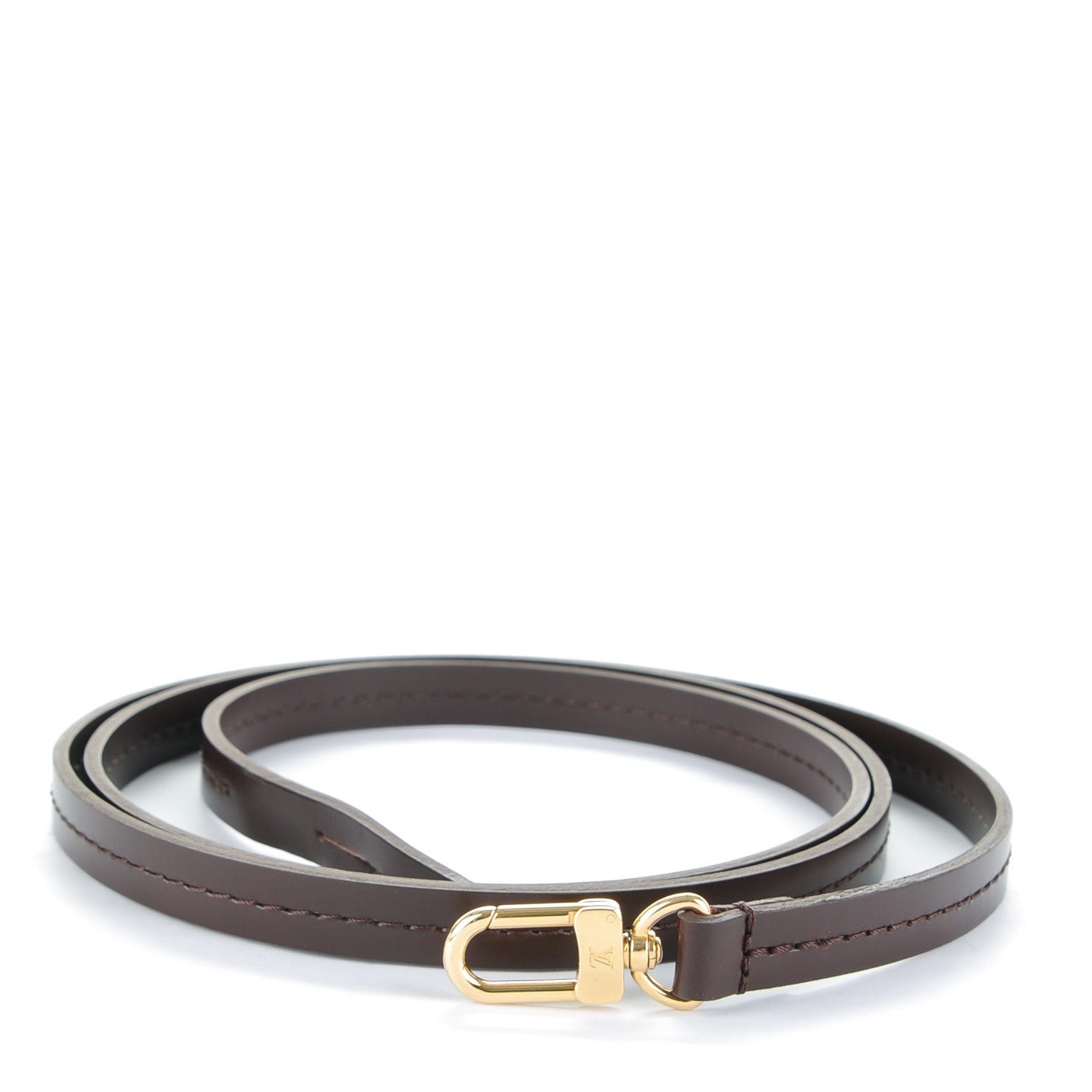Louis Vuitton Calfskin 12mm Favorite Long Strap Brown 1 of 3
