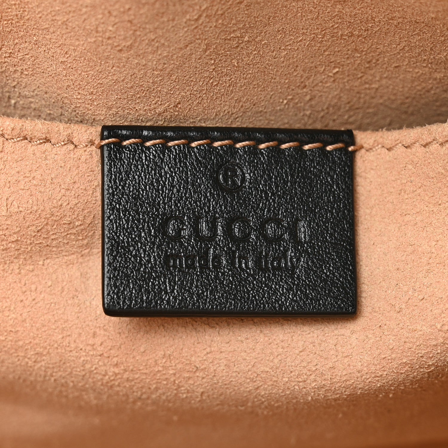 Gucci Monogram Matelasse Diagonal Small GG Marmont Chain Shoulder Bag Beige Black 6 of 11