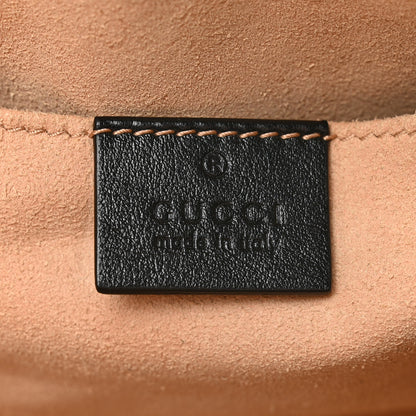 Gucci Monogram Matelasse Diagonal Small GG Marmont Chain Shoulder Bag Beige Black 6 of 11