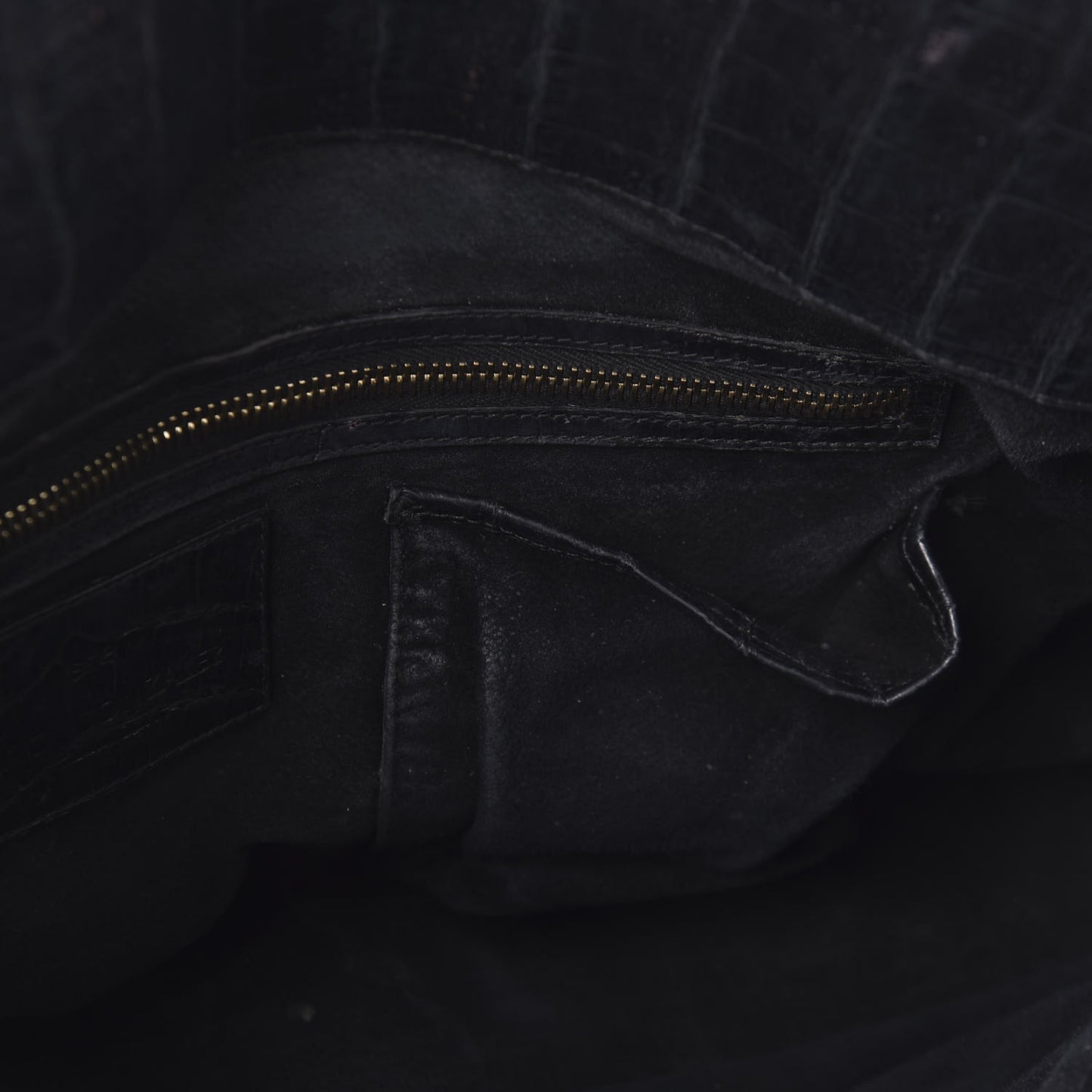 Crocodile Tote Black