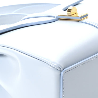 Celine Satinated Calfskin Mini 16 Top Handle Bag Pale Blue 11 of 13