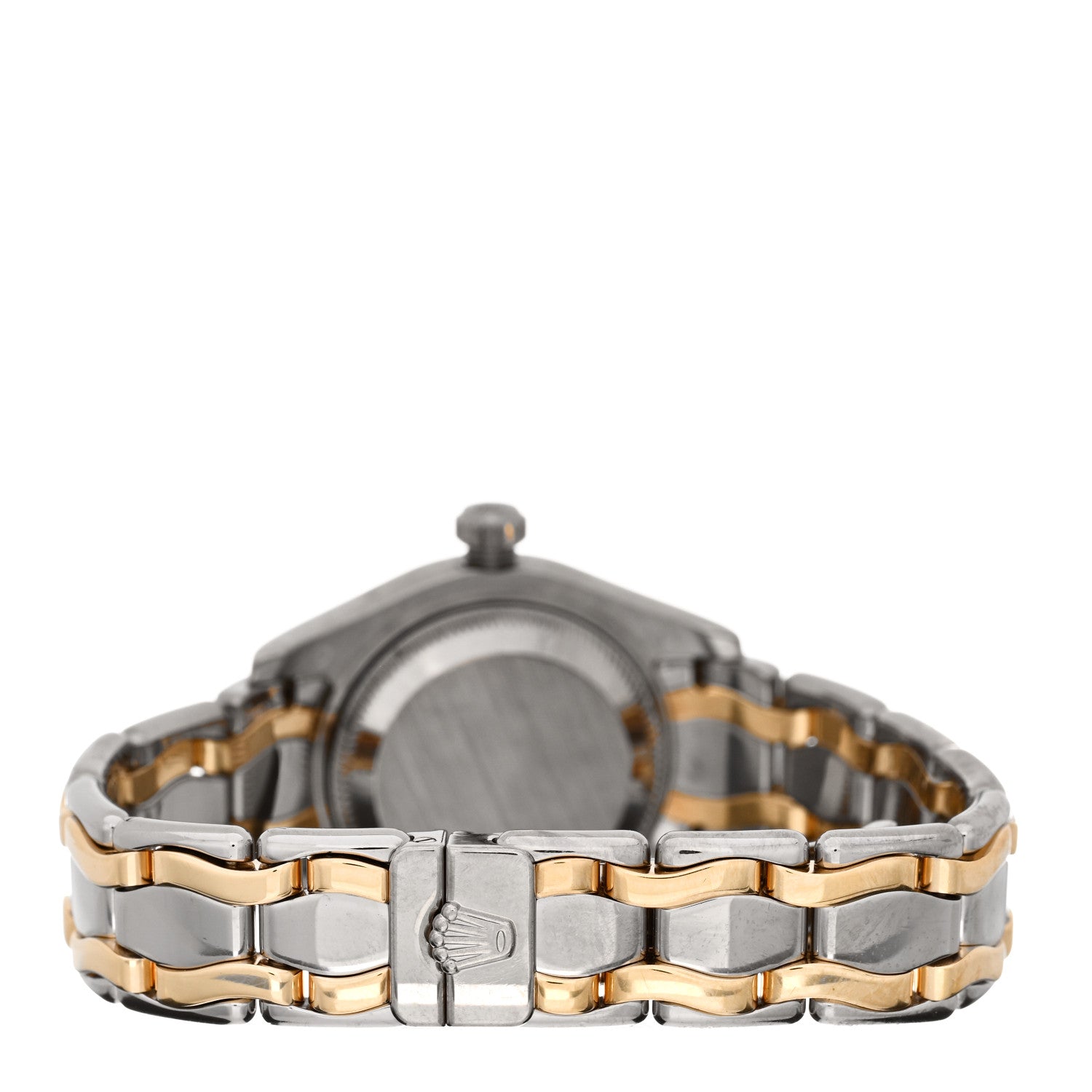 Rolex 18K White Yellow Gold Diamond 29mm Pearlmaster Datejust Watch Champagne 80319 3 of 4