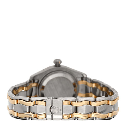 Rolex 18K White Yellow Gold Diamond 29mm Pearlmaster Datejust Watch Champagne 80319 3 of 4