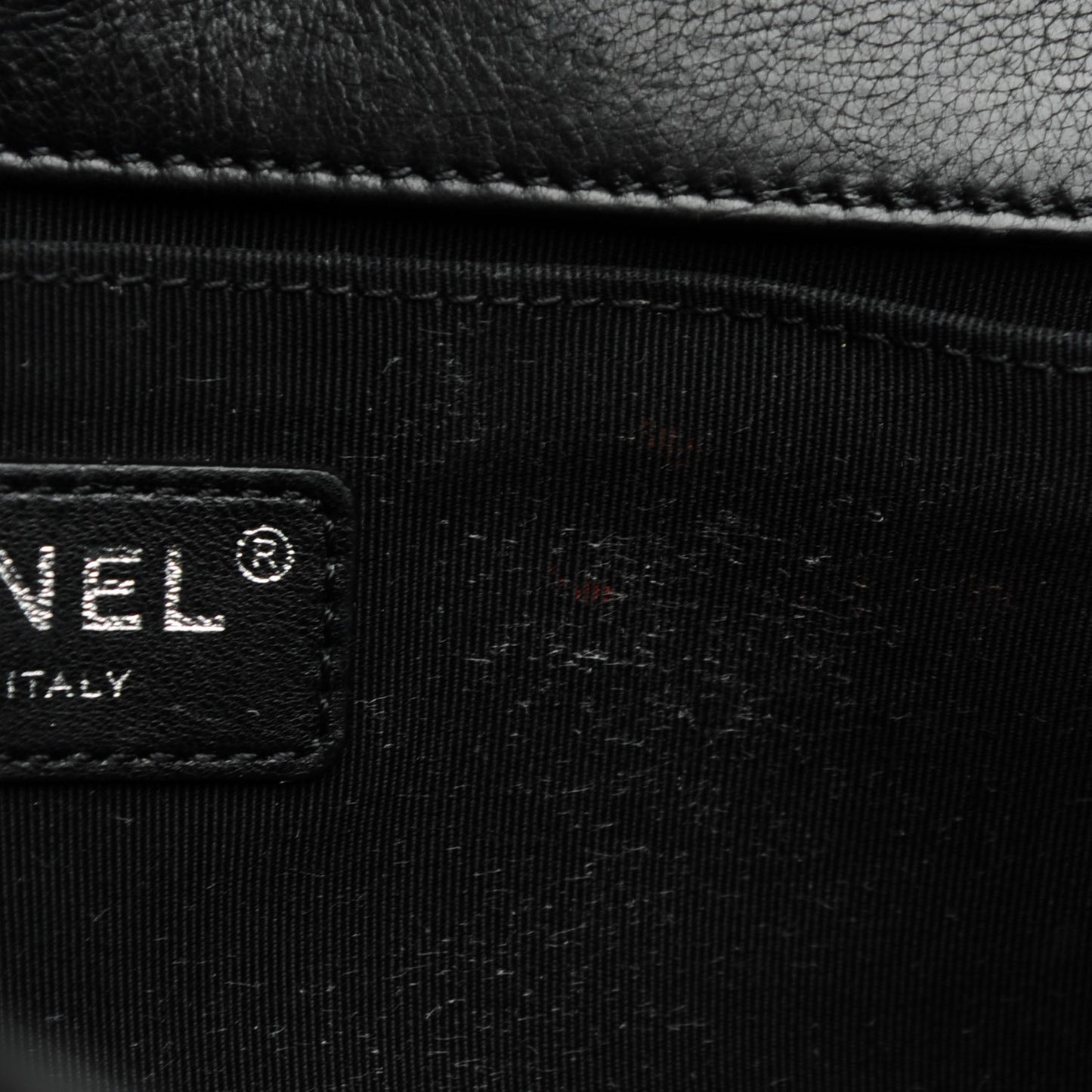 Calfskin Quilted Medium Boy Flap Black