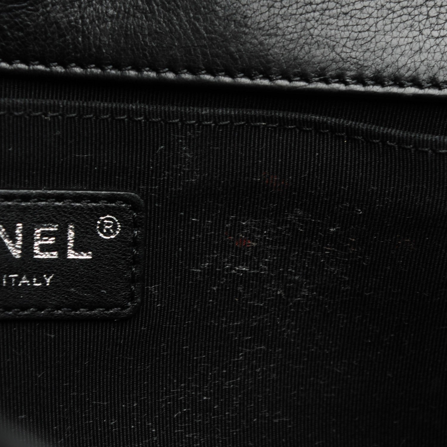 Chanel Calfskin Quilted Medium Boy Flap Black 8 of 9