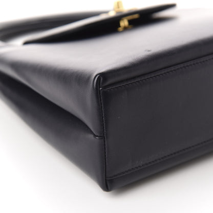 Chanel Lambskin Small Kelly Flap Bag Navy Blue 6 of 10