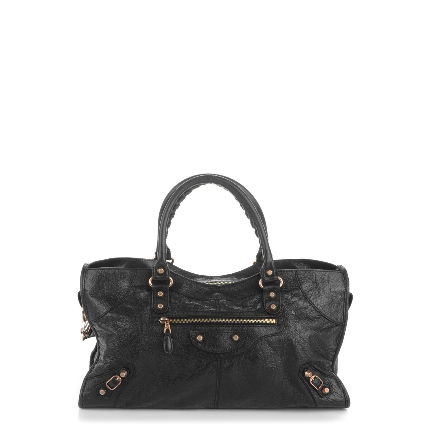 Balenciaga Agneau Giant 12 Rose Gold Hardware Part Time Black 1 of 12