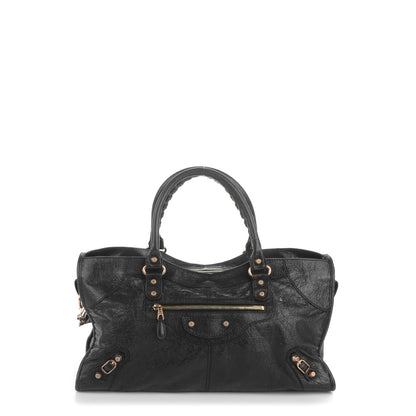 Balenciaga Agneau Giant 12 Rose Gold Hardware Part Time Black 1 of 12