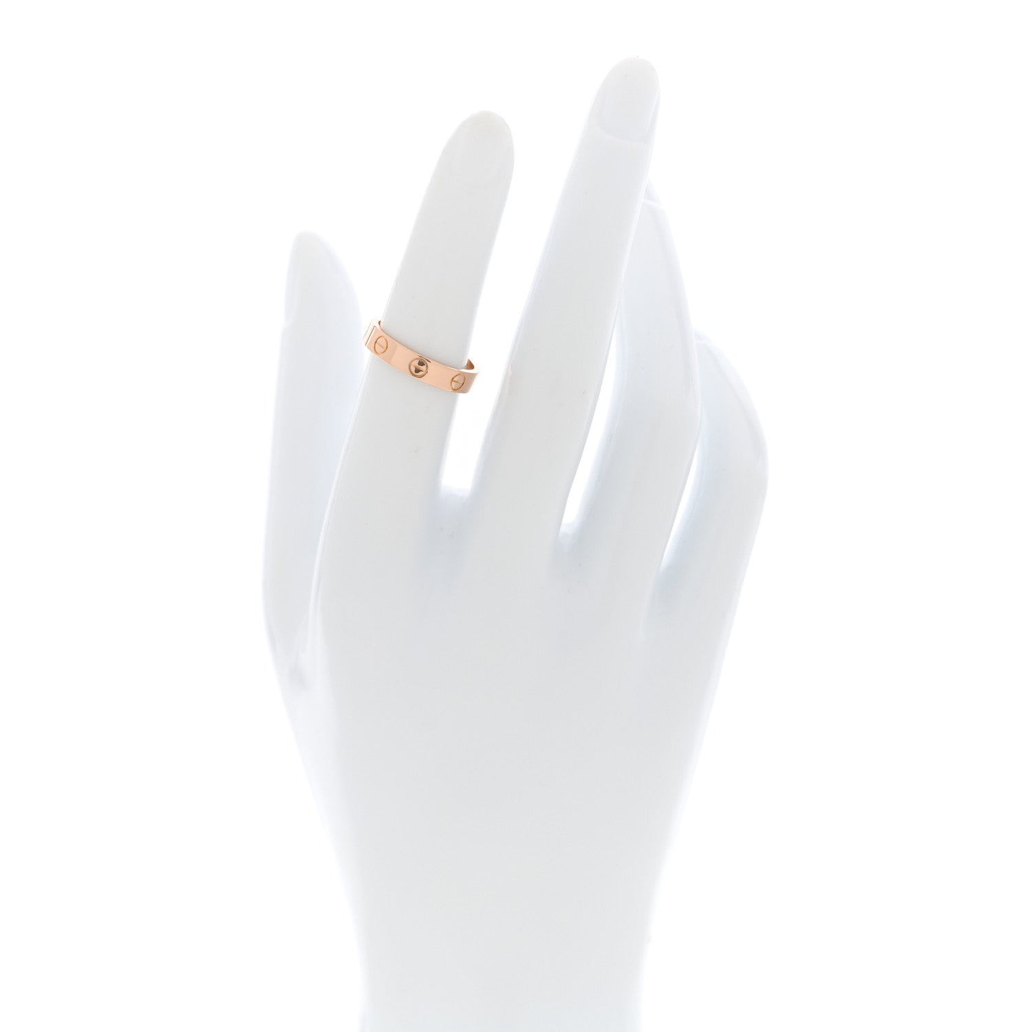 Cartier 18K Pink Gold 3.5mm LOVE Wedding Band Ring 50 5.25 2 of 5