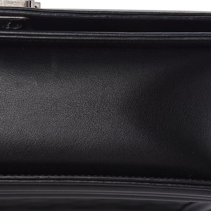 Chanel Calfskin Quilted New Medium Boy Flap Black 10 of 11