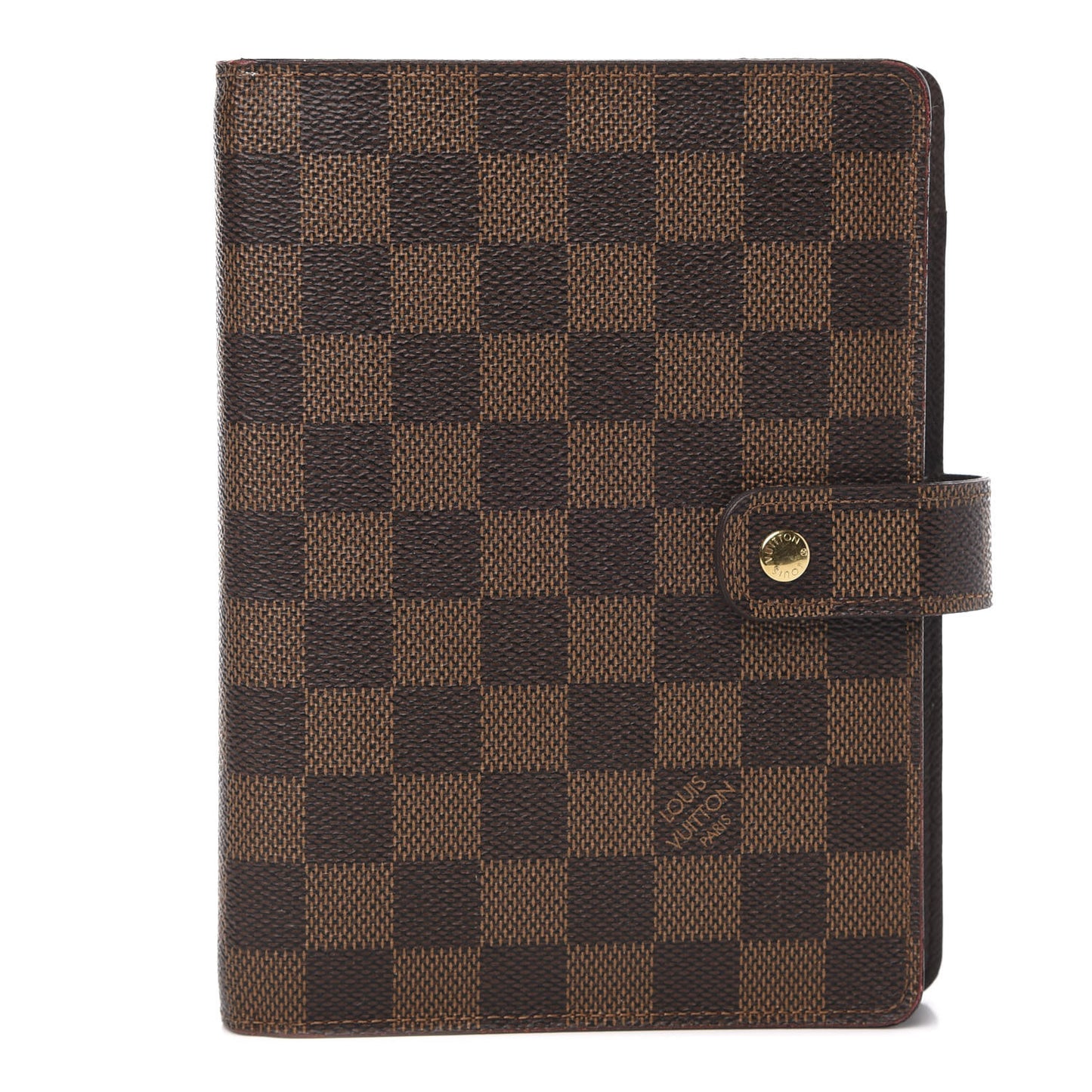 Damier Ebene Medium Ring Agenda Cover