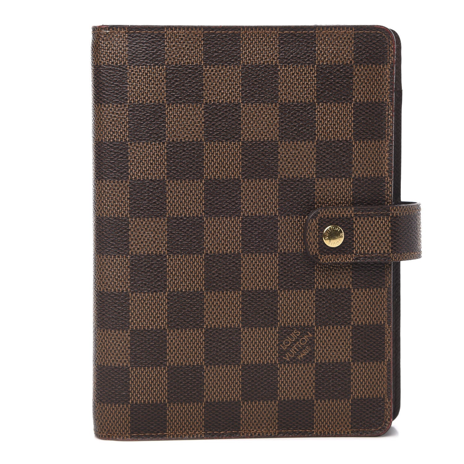 Louis Vuitton Damier Ebene Medium Ring Agenda Cover 1 of 8
