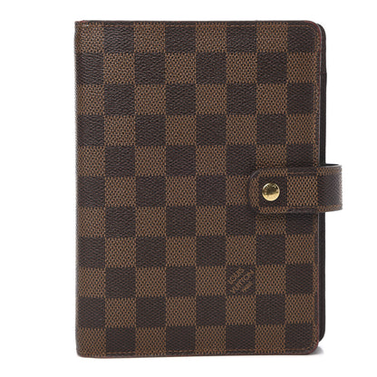 Louis Vuitton Damier Ebene Medium Ring Agenda Cover 1 of 8