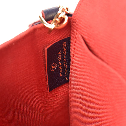 Louis Vuitton Empreinte Pochette Felicie Chain Wallet Marine Rouge 10 of 16