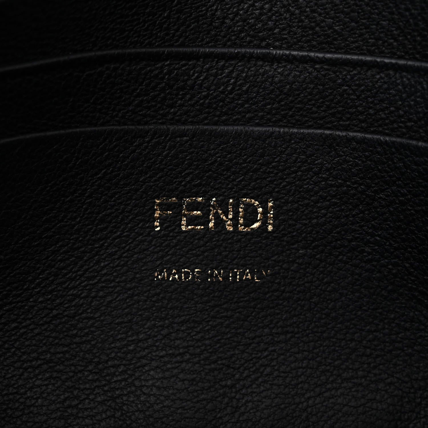 Fendi Nappa FF 1974 Embossed Mini Baguette Black 6 of 10