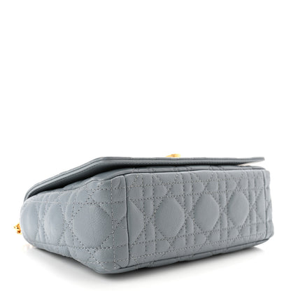 Christian Dior Calfskin Cannage Small Caro Bag Cloud Blue 4 of 10