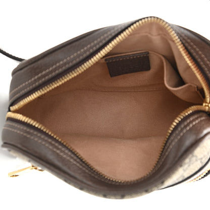 Gucci GG Supreme Monogram Web Small Ophidia Belt Bag 85 34 Dark Brown 5 of 10