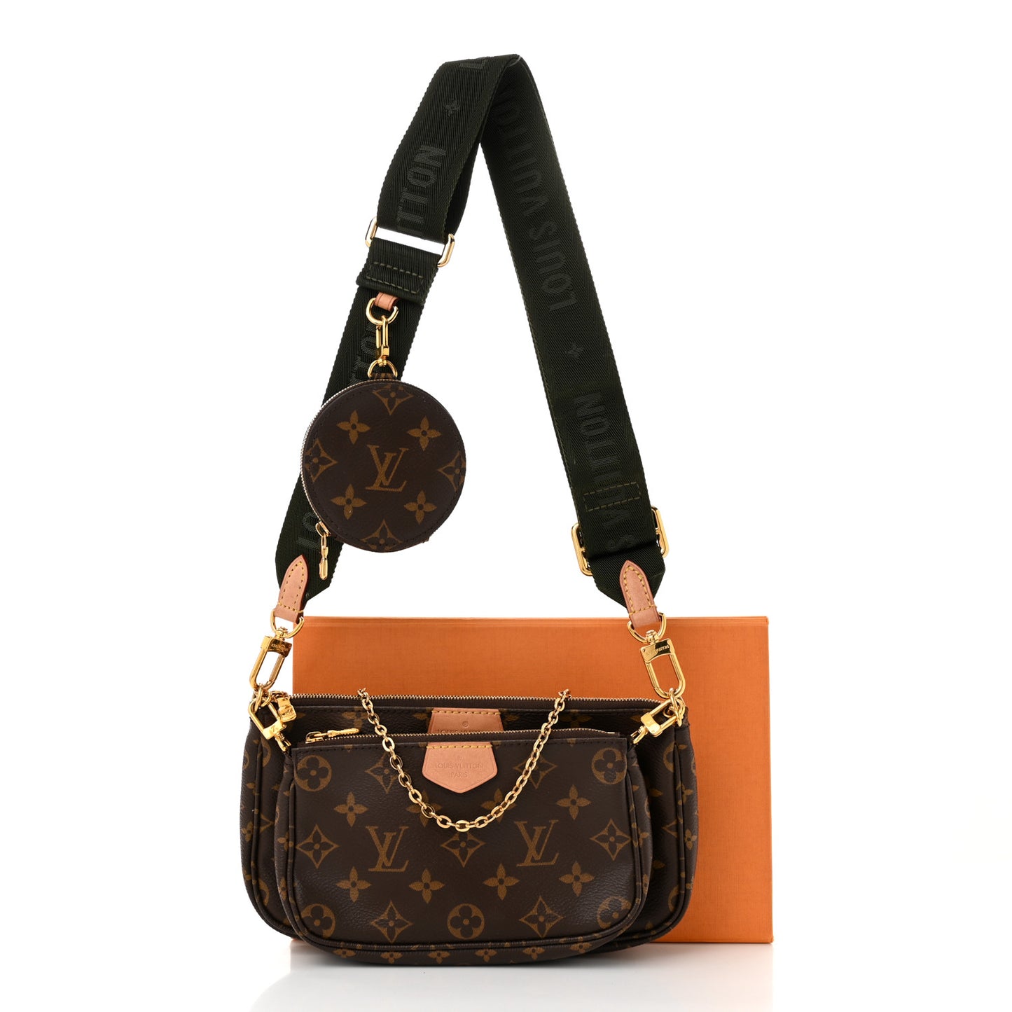 Monogram Multi Pochette Accessories Kaki