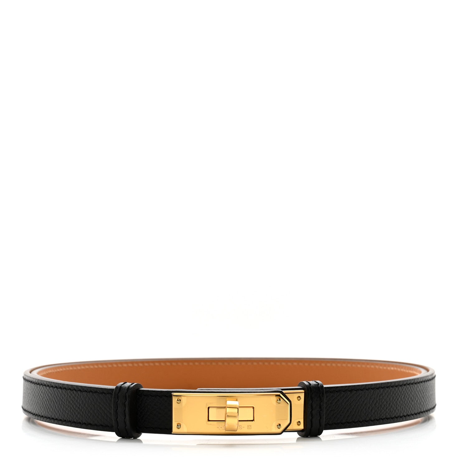 Hermes Epsom Kelly Belt Black 1 of 4