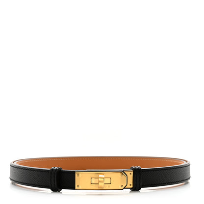 Hermes Epsom Kelly Belt Black 1 of 4