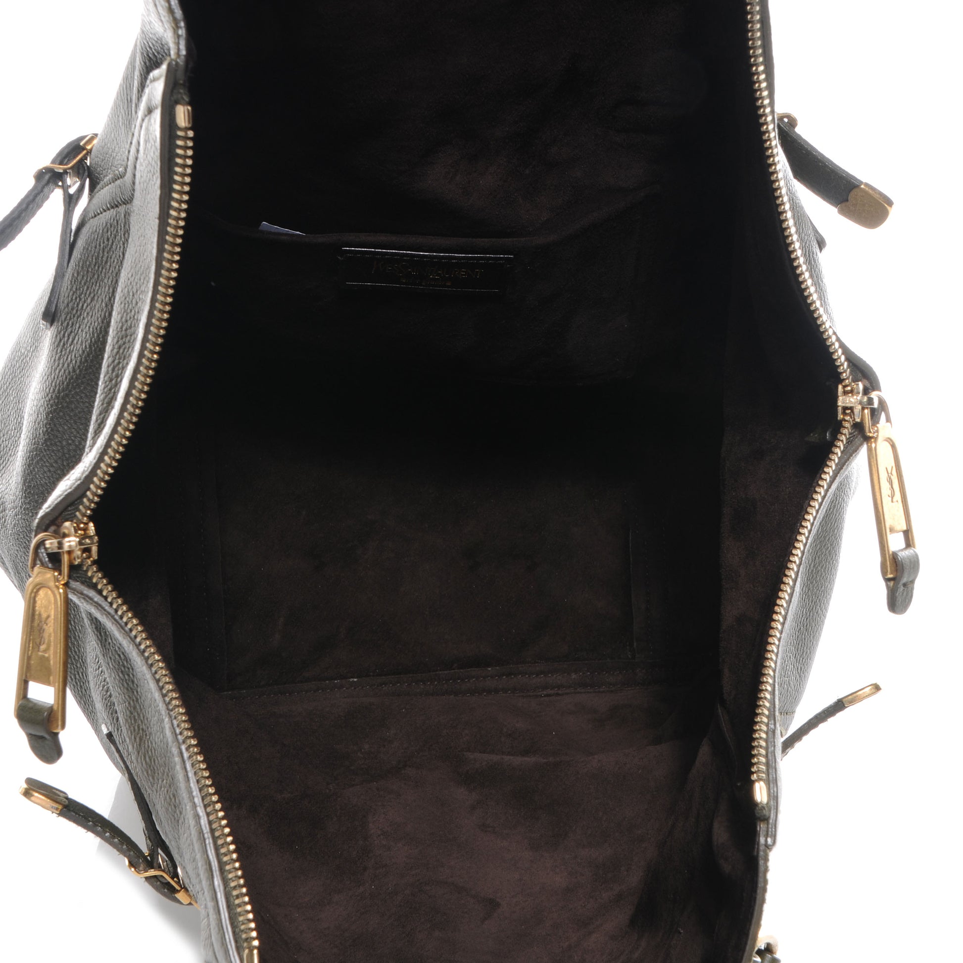 Saint Laurent Large Downtown Tote Olive 5 of 10
