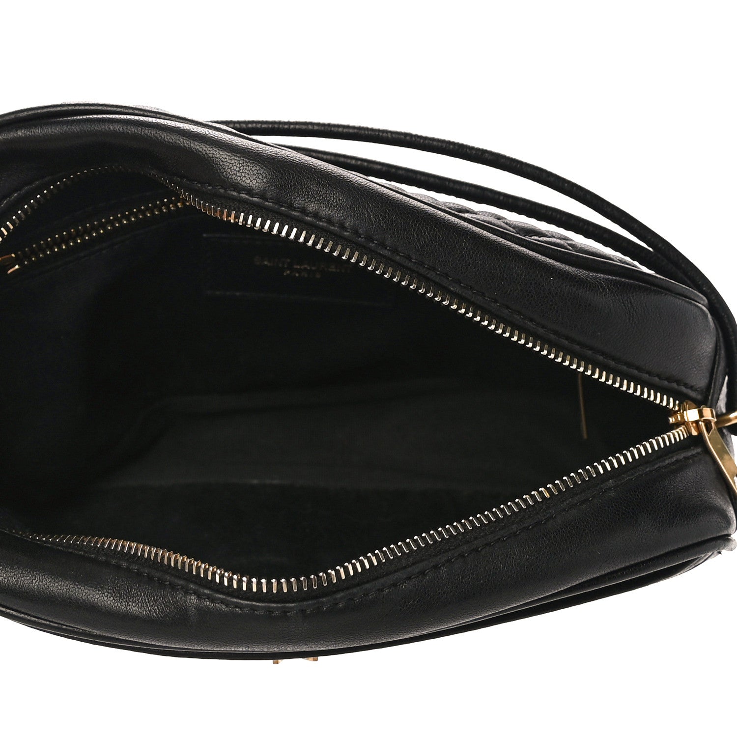 Saint Laurent Lambskin Quilted Victoire Camera Bag Black 5 of 11