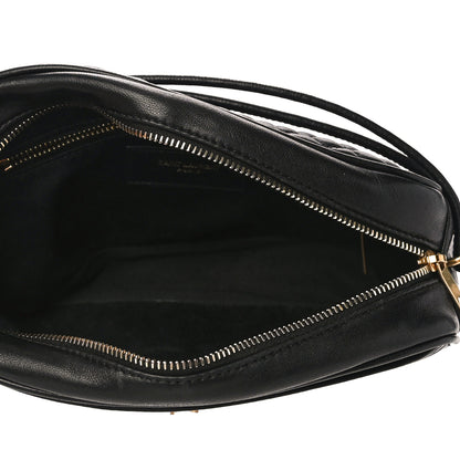 Saint Laurent Lambskin Quilted Victoire Camera Bag Black 5 of 11