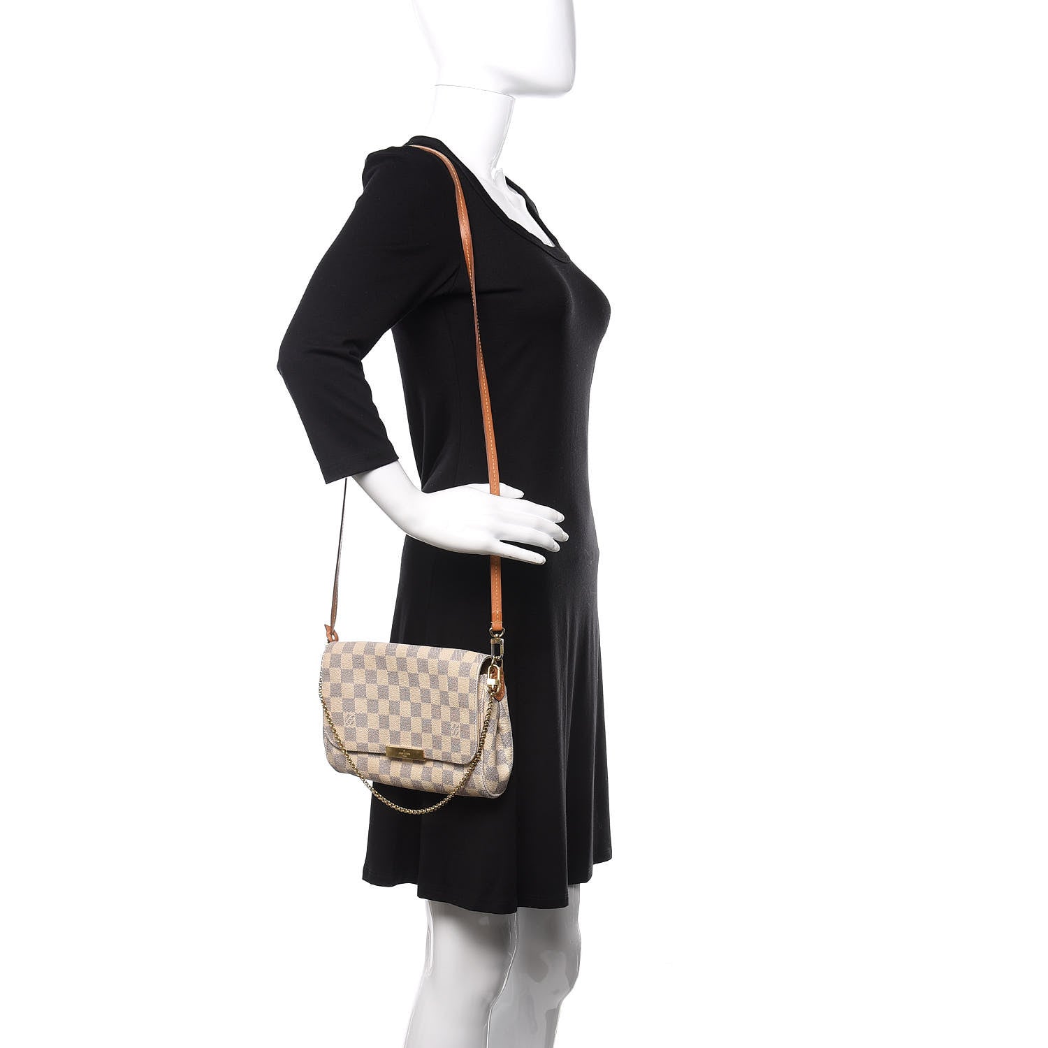 Louis Vuitton Damier Azur Favorite MM 2 of 14
