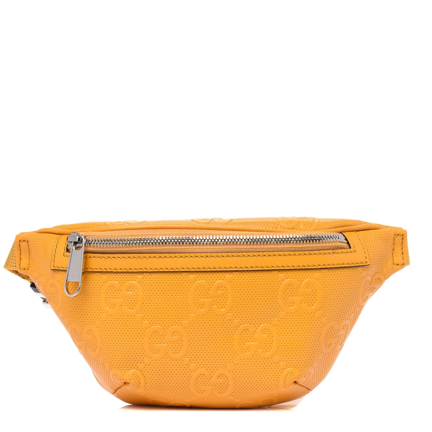 Calfskin GG Tennis Embossed Belt Bag Crop