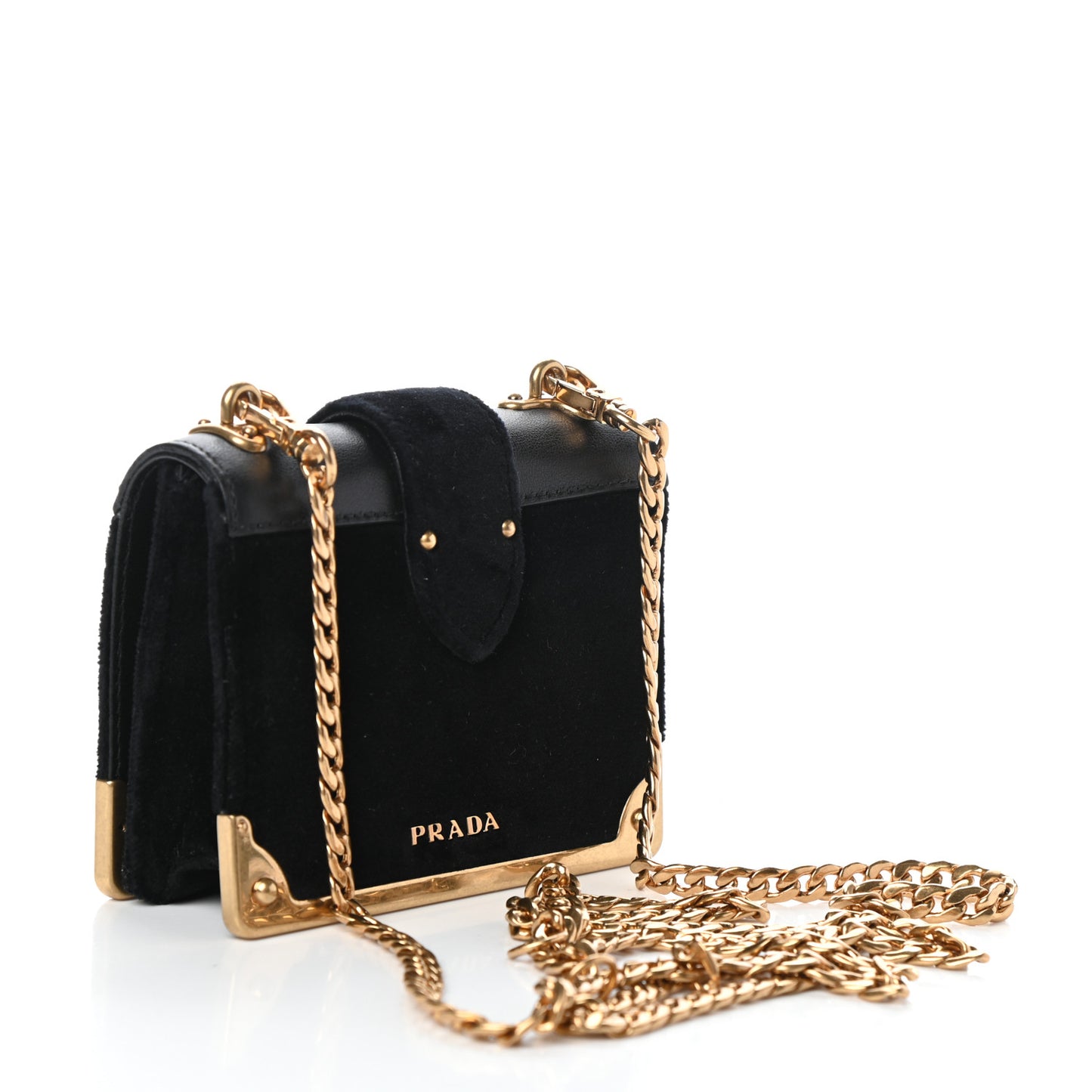 Velluto Micro Cahier Bag Black