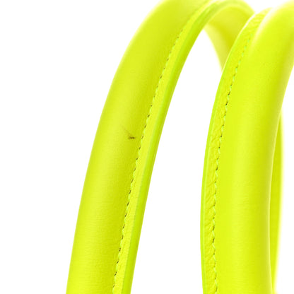 Saint Laurent Calfskin Small Sac De Jour Bag Neon Yellow 15 of 15