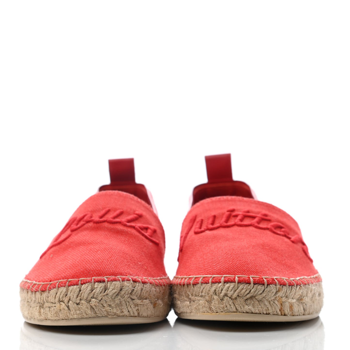 Canvas Waterfall Espadrille 38 Rouge