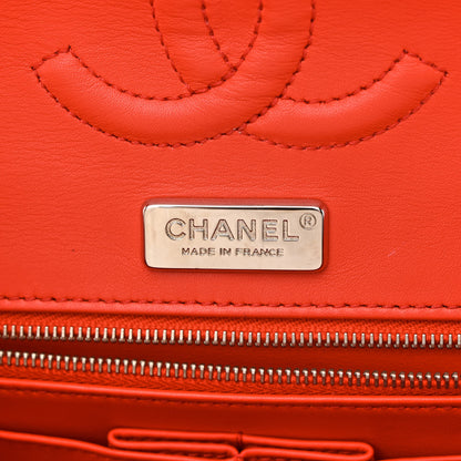 Chanel Snakeskin Medium Double Flap Red 6 of 13
