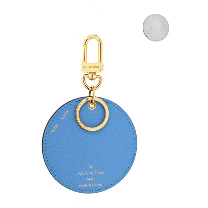 Louis Vuitton Monogram 2021 Christmas Animation China Wall Bag Charm Key Ring Myosotis Blue 2 of 4