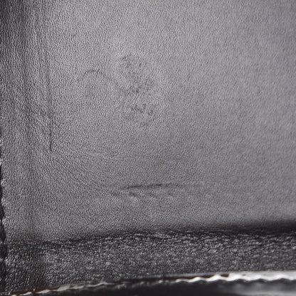 Gucci Patent G Compact Wallet White Black 10 of 11