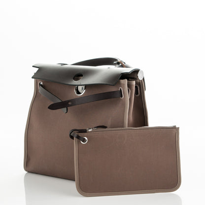 Hermes Vache Hunter Toile Herbag Zip 31 PM Etoupe Ebene 5 of 9