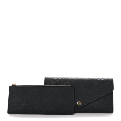 Louis Vuitton Empreinte Josephine Wallet Black 3 of 9