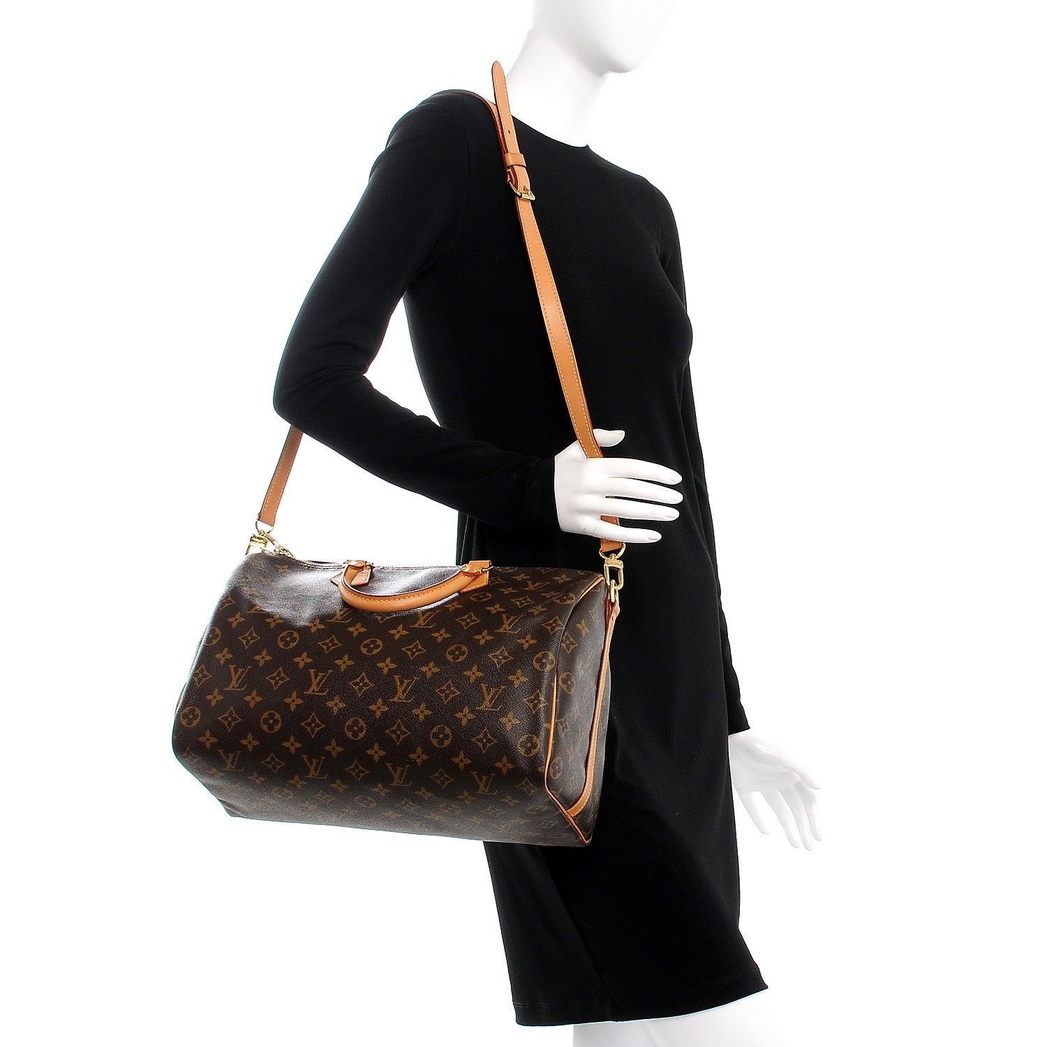 Louis Vuitton Monogram Speedy Bandouliere 35 2 of 10