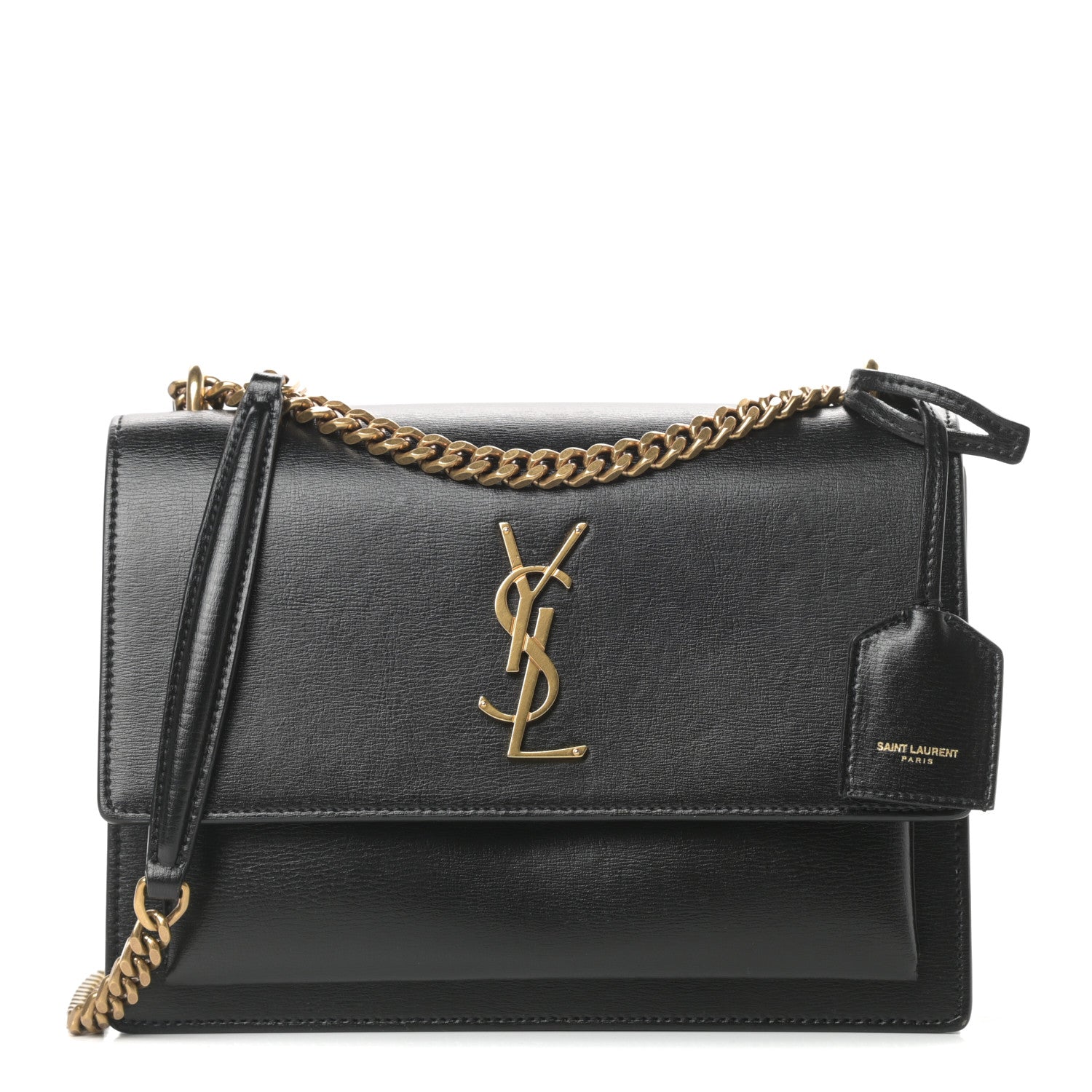 Saint Laurent Calfskin Medium Monogram Sunset Black 1 of 11